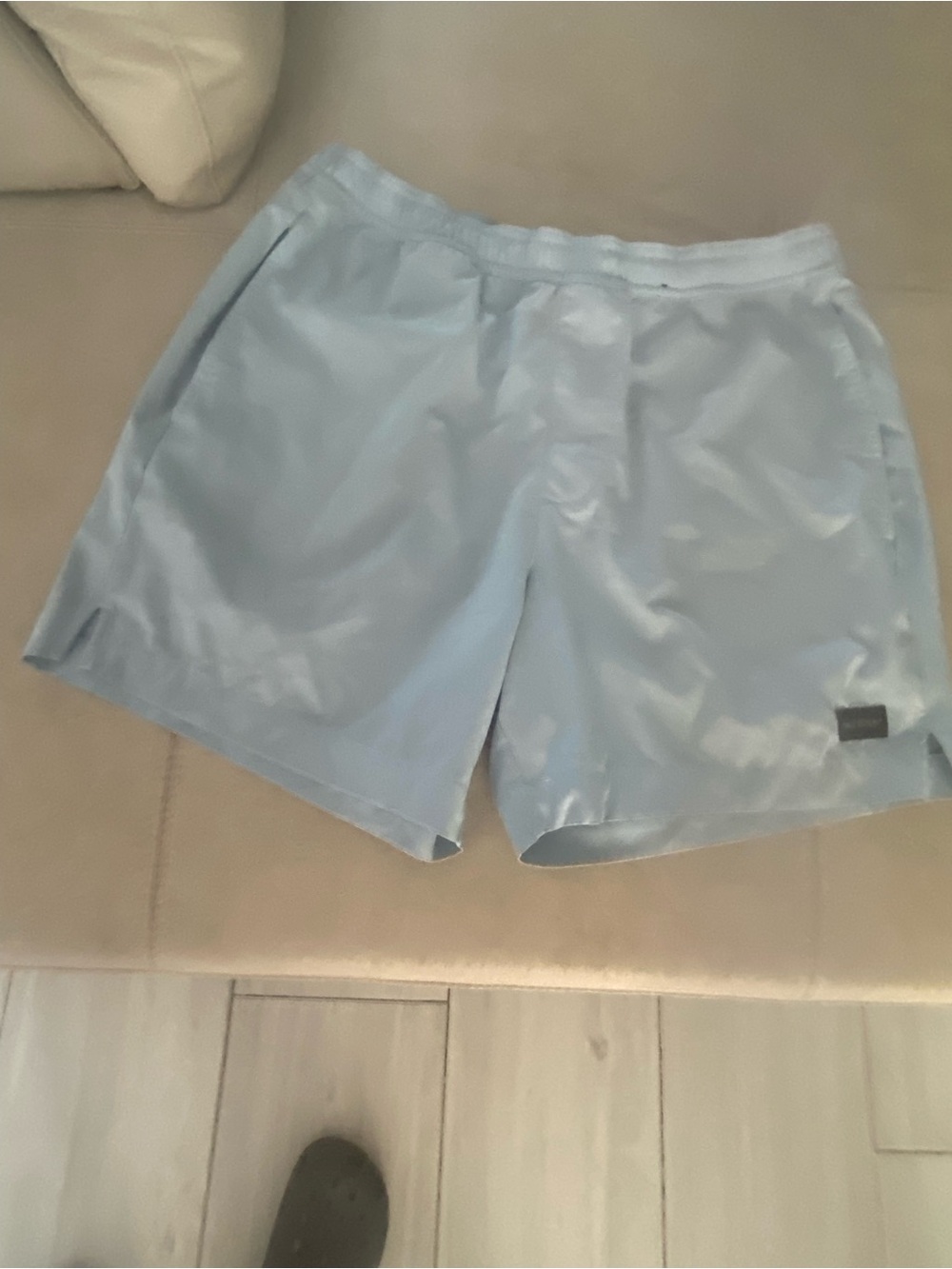 Hollister Pale Blue Athletic Shorts